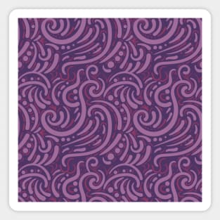 Seamless Tile Pattern - Modern Abstract Paisely Magnet